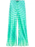 Roberto Cavalli printed trousers - Green