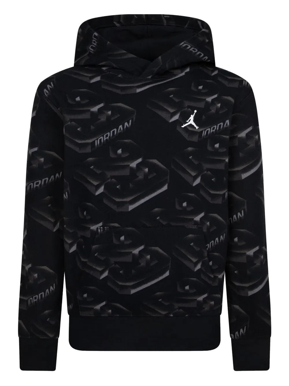 Jordan Kids Moletom Fade Away com capuz | Preto | Image 1