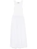 Iceberg layered-effect midi dress - White