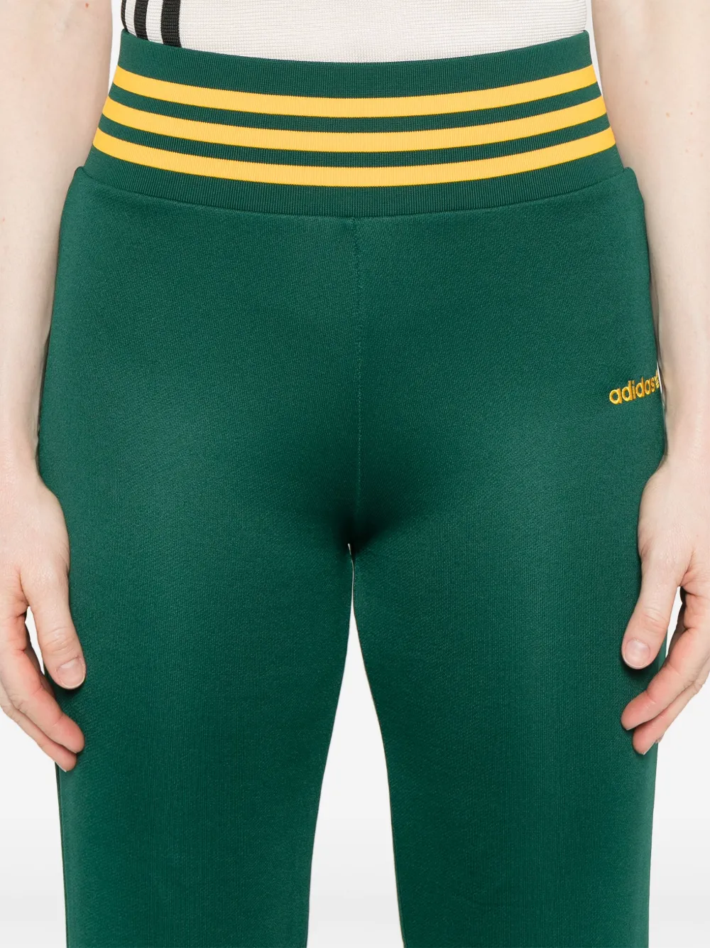 adidas Flared trainingsbroek Groen