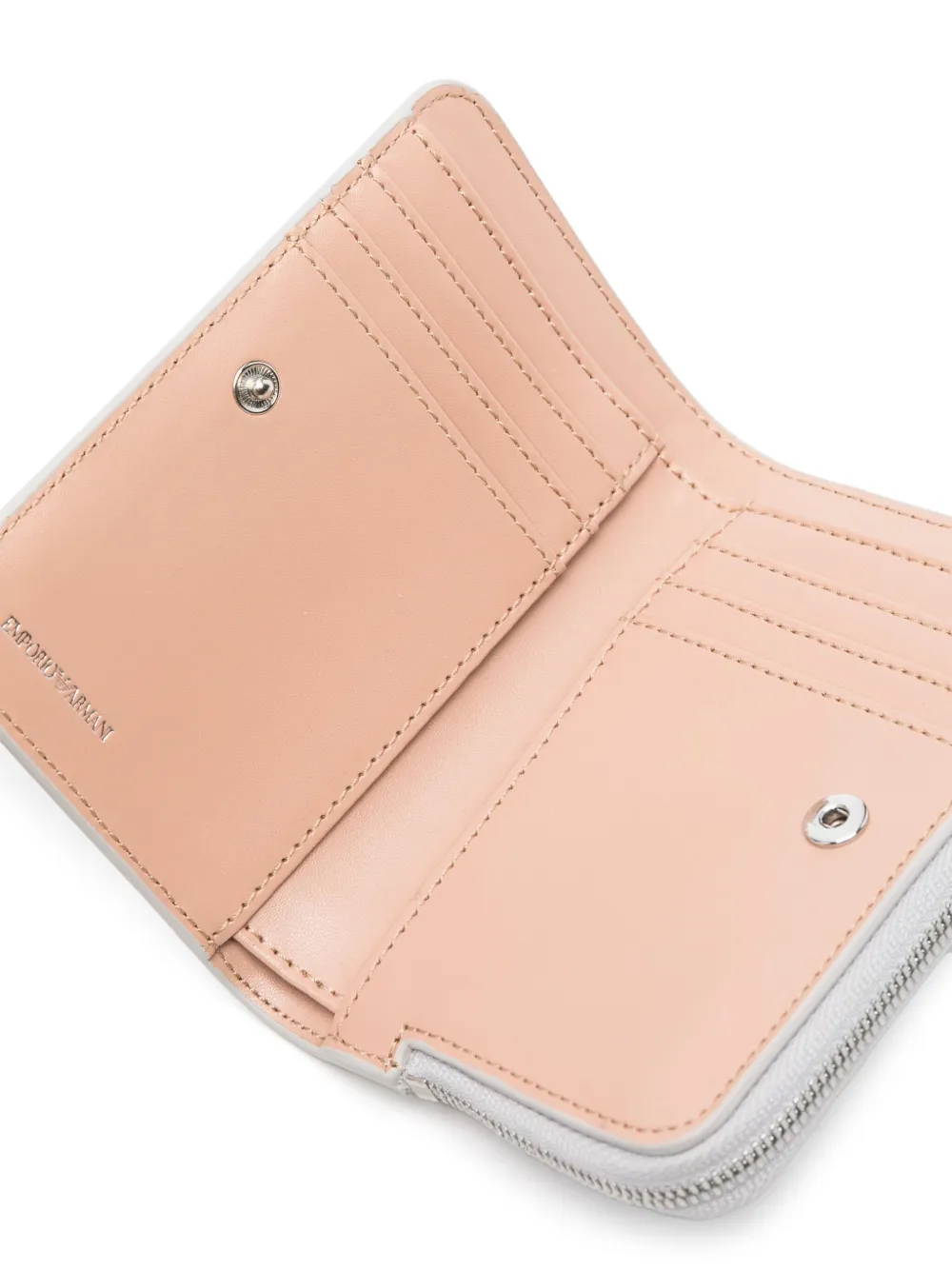 Emporio Armani Portemonnee met logo-reliëf Grijs
