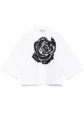 Blugirl rose-print shirt - White