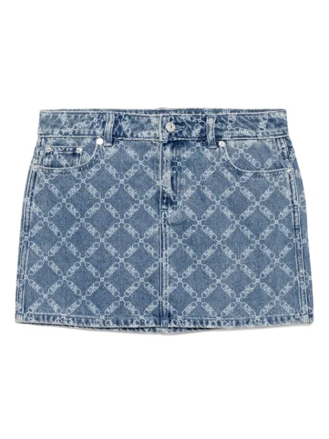 Michael Michael Kors falda de mezclilla estampada