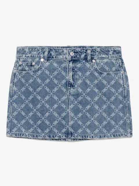 Michael Michael Kors falda de mezclilla estampada