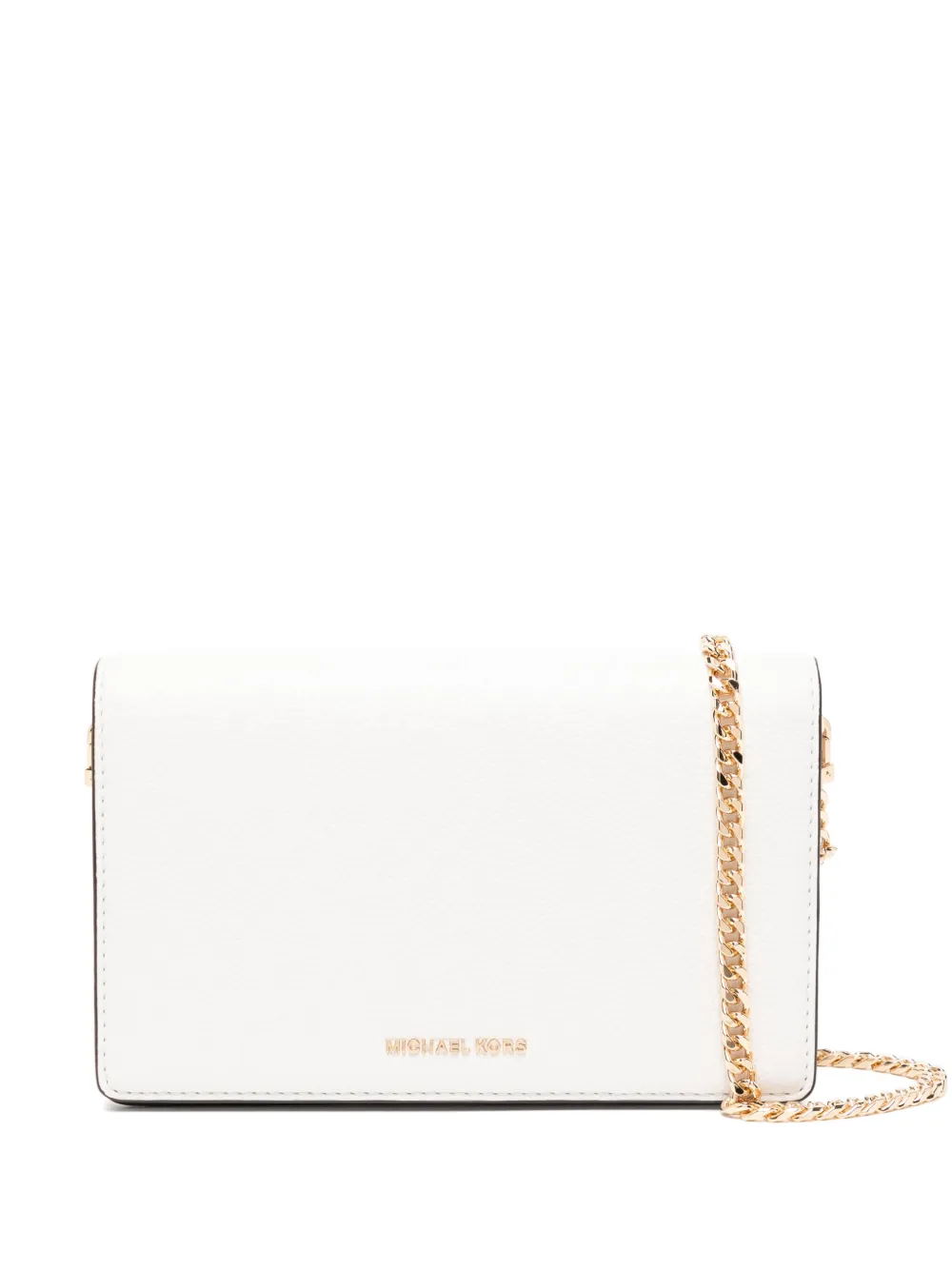 Michael Kors ぺブルレザー ショルダーバッグ M - ニュートラル Michael Kors ぺブルレザー ショルダーバッグ M - ニュートラル