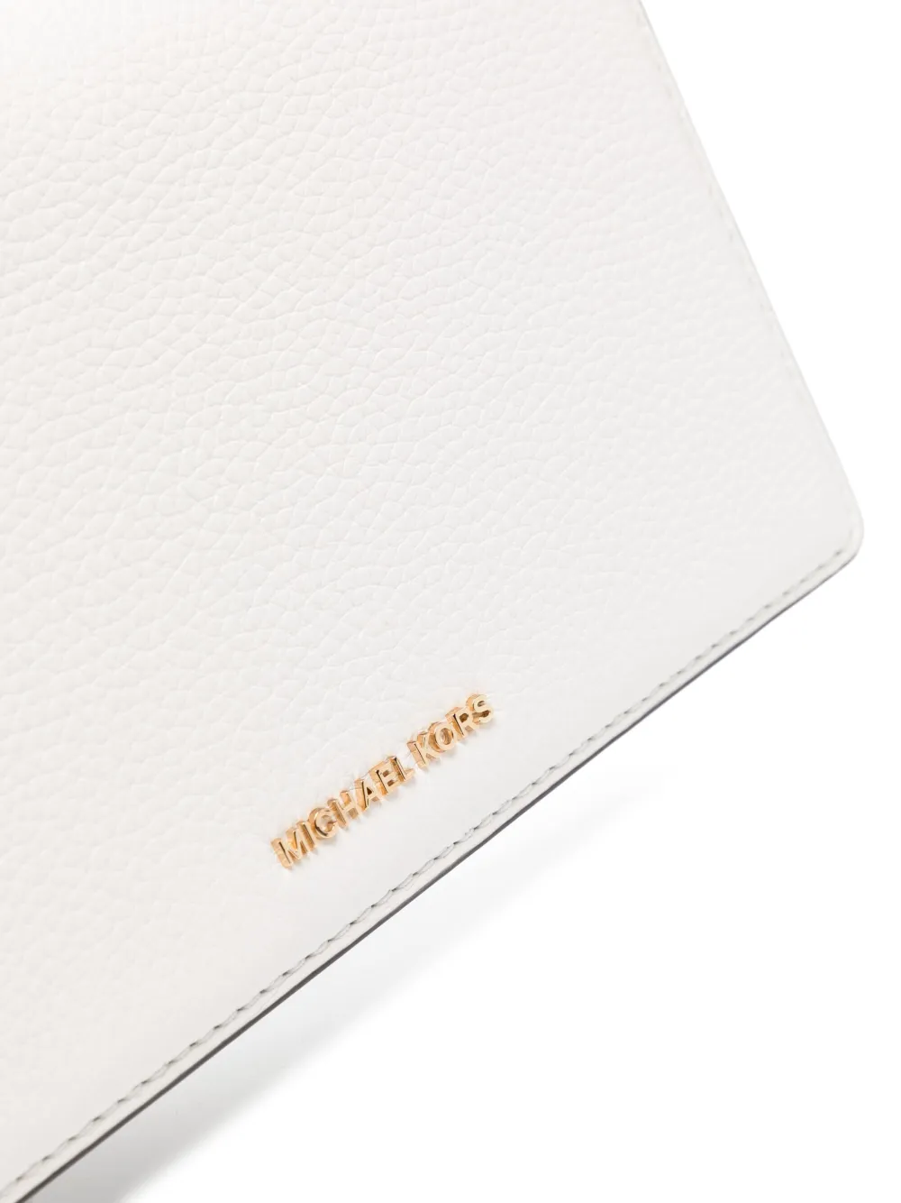 Michael Kors Medium crossbodytas van bewerkt leer Beige