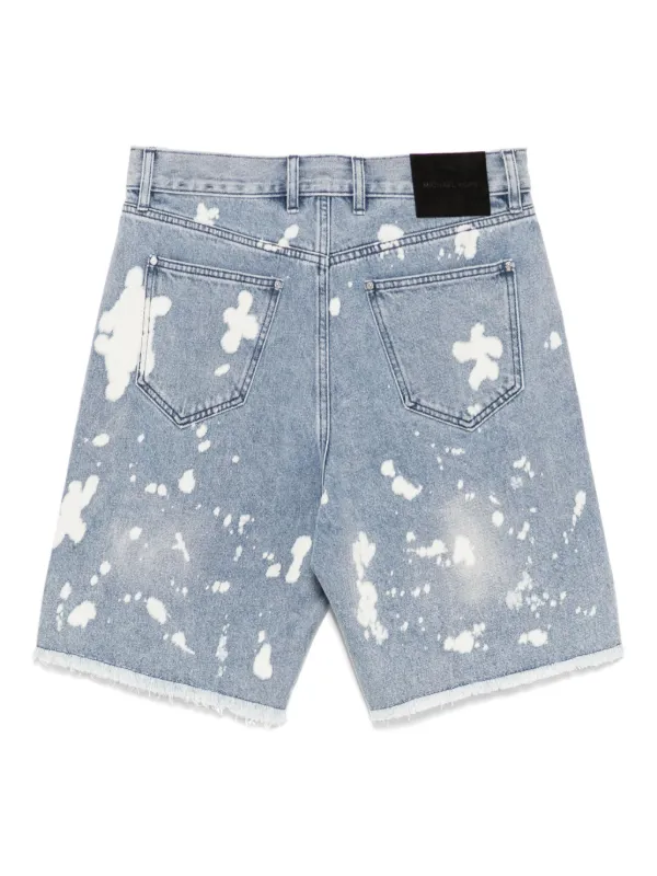 ショートパンツ Michael By Michael Kors Denim Shorts Denim Belted Shorts | Michael Kors [US]