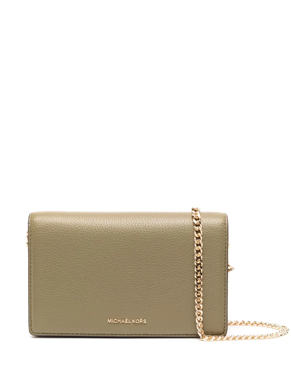 Michael Kors ぺブルレザー ショルダーバッグ M - グリーン Michael Kors ぺブルレザー ショルダーバッグ M - グリーン