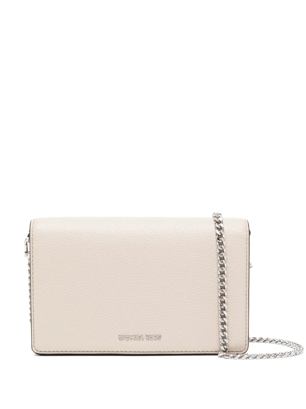 Michael Kors ぺブルレザー ショルダーバッグ M - ニュートラル Michael Kors ぺブルレザー ショルダーバッグ M - ニュートラル