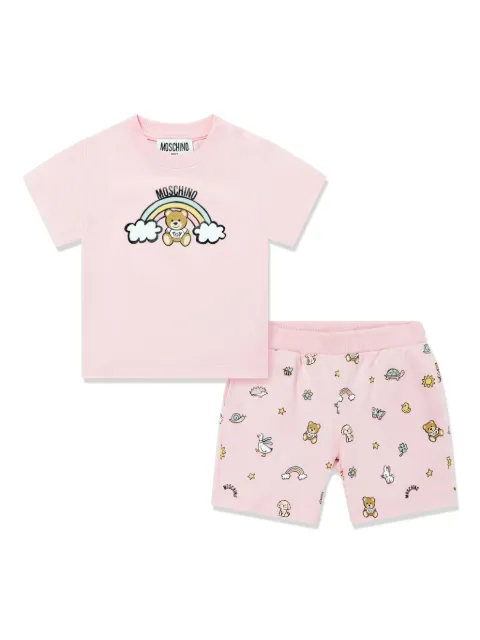 Moschino Kids graphic-print short set