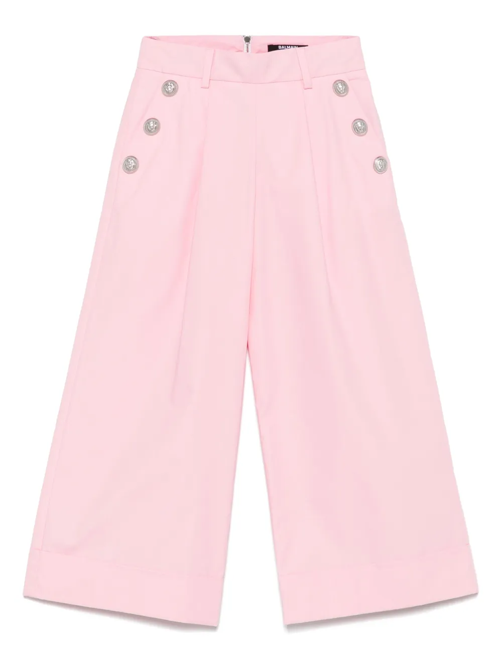 Balmain Kids Broek met wijde pijpen Roze