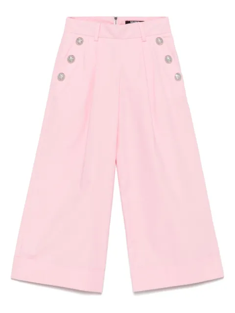 Balmain Kids 와이드 팬츠