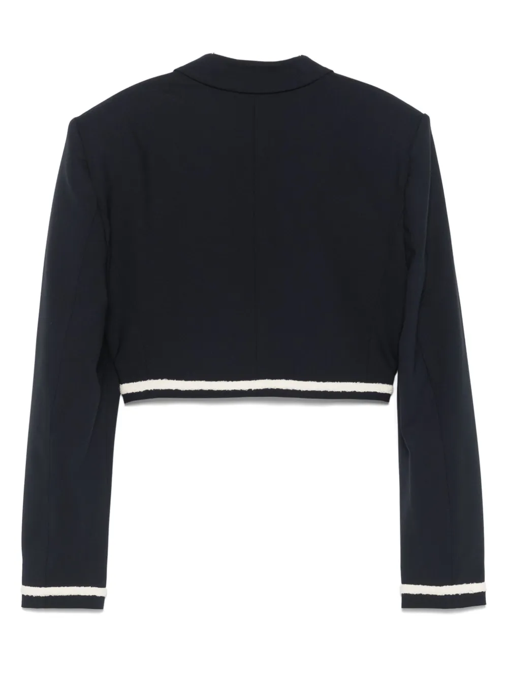 MSGM Cropped blazer - Blauw