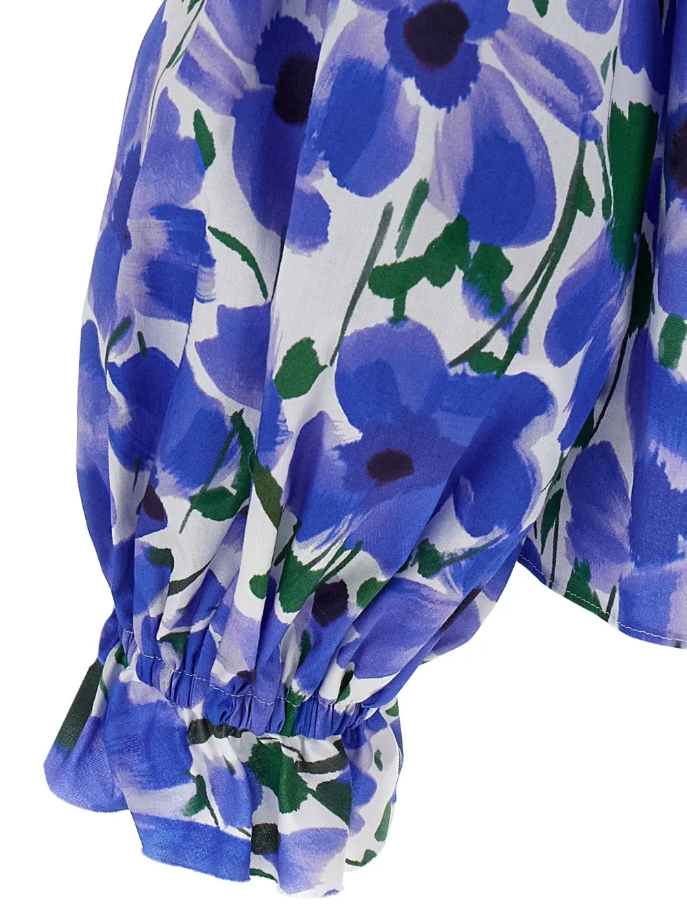 Carolina Herrera Off-shoulder blouse Blauw