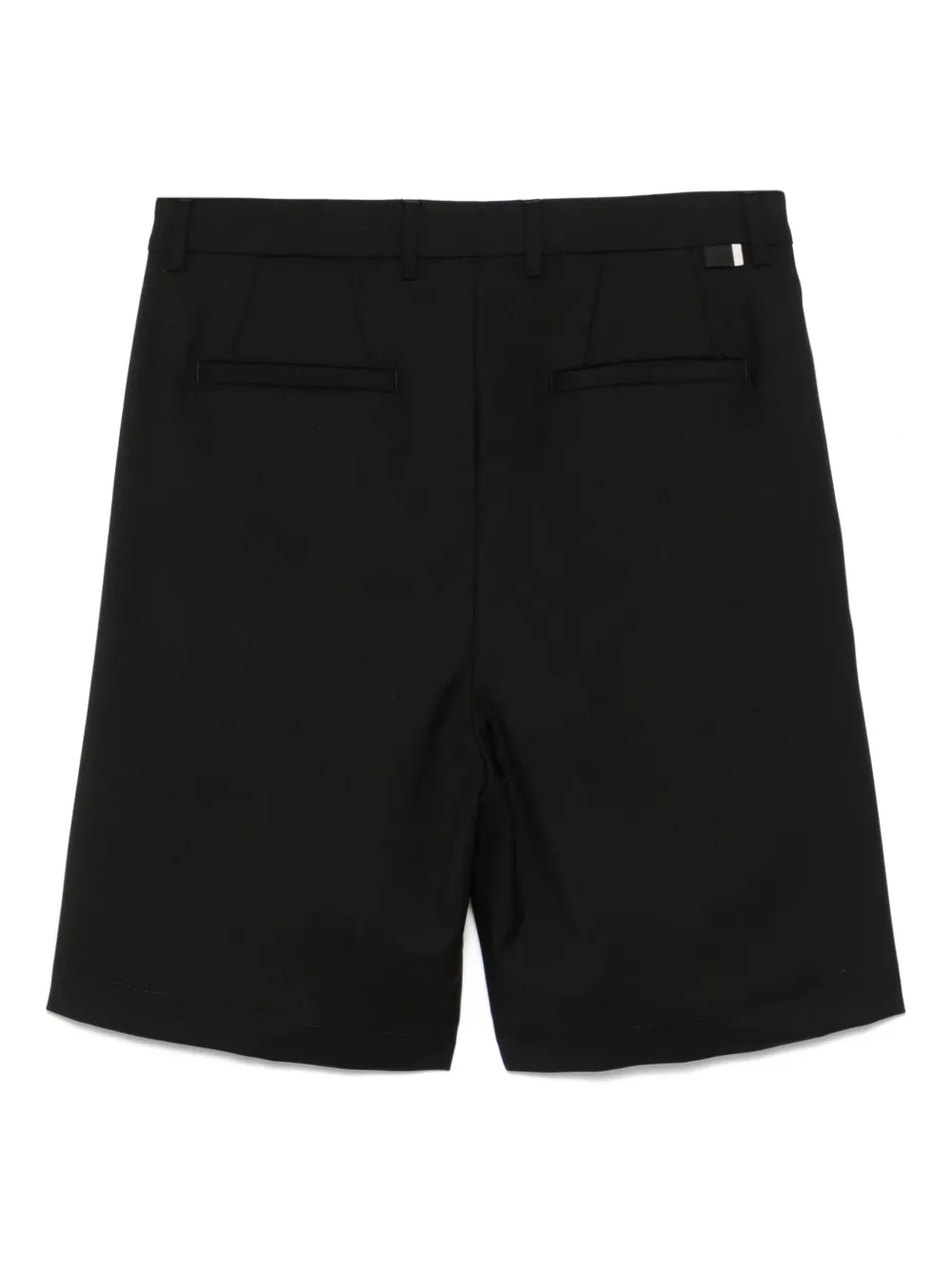 Low Brand pleat-detail shorts - Zwart