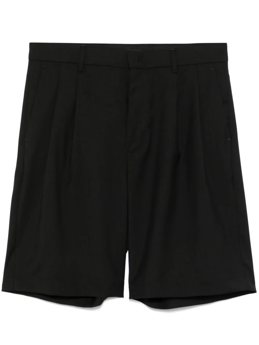 pleat-detail shorts