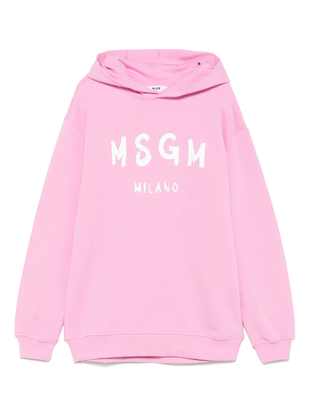 MSGM Kids Hoodie met logoprint Roze