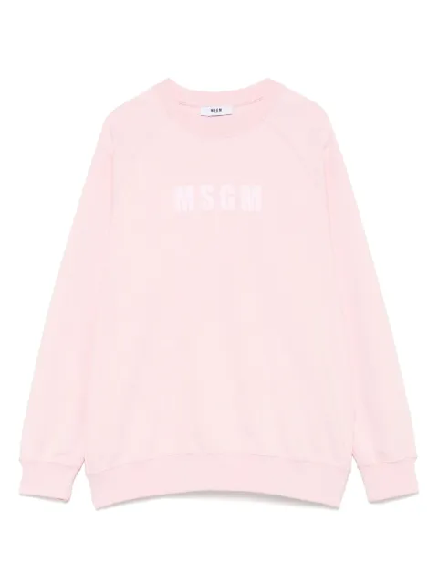 MSGM Kids logo-print sweatshirt