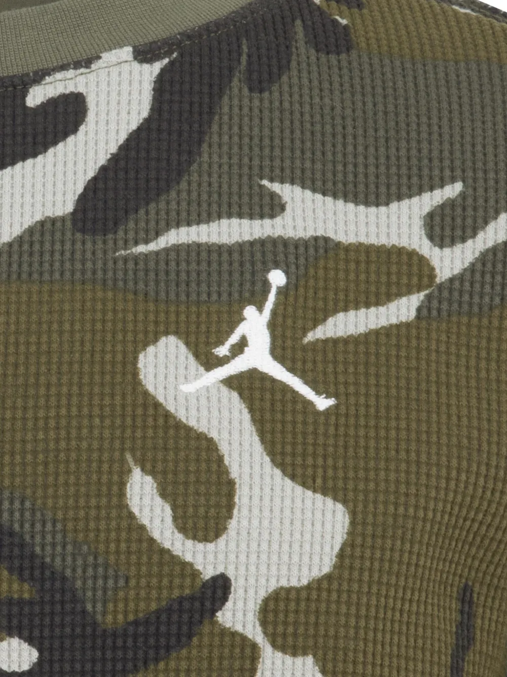 Jordan Kids T-shirt met camouflageprint Groen