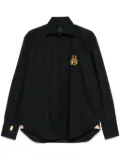 Billionaire logo-embroidered shirt - Black