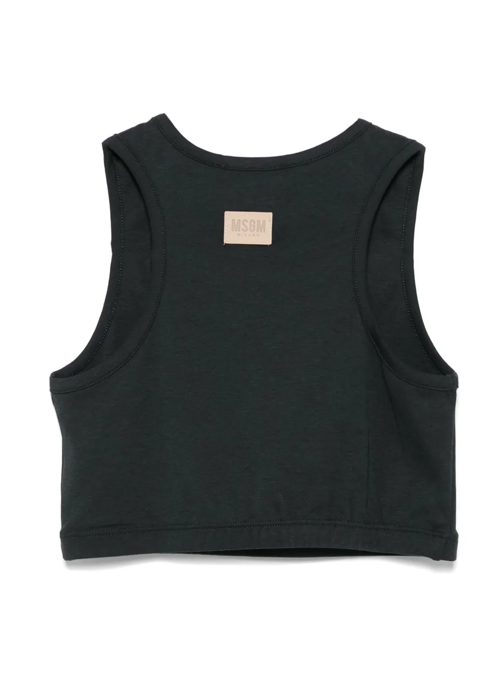 MSGM Kids logo-print tank top | Girls T-Shirts | Image 2