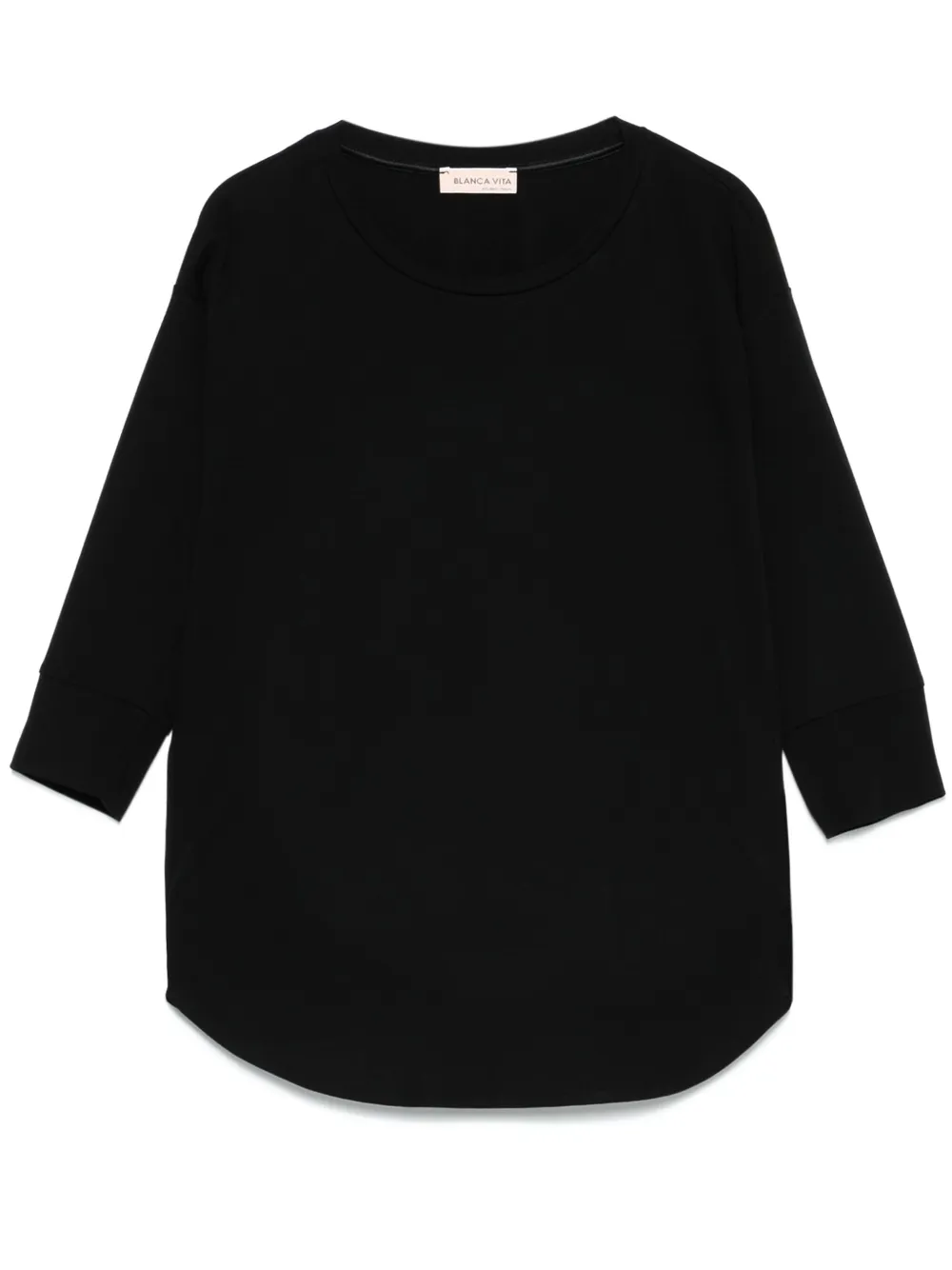 three-quarter length sleeves T-shirt