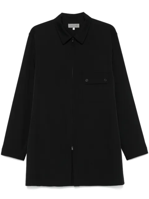Yohji Yamamoto zip-up shirt