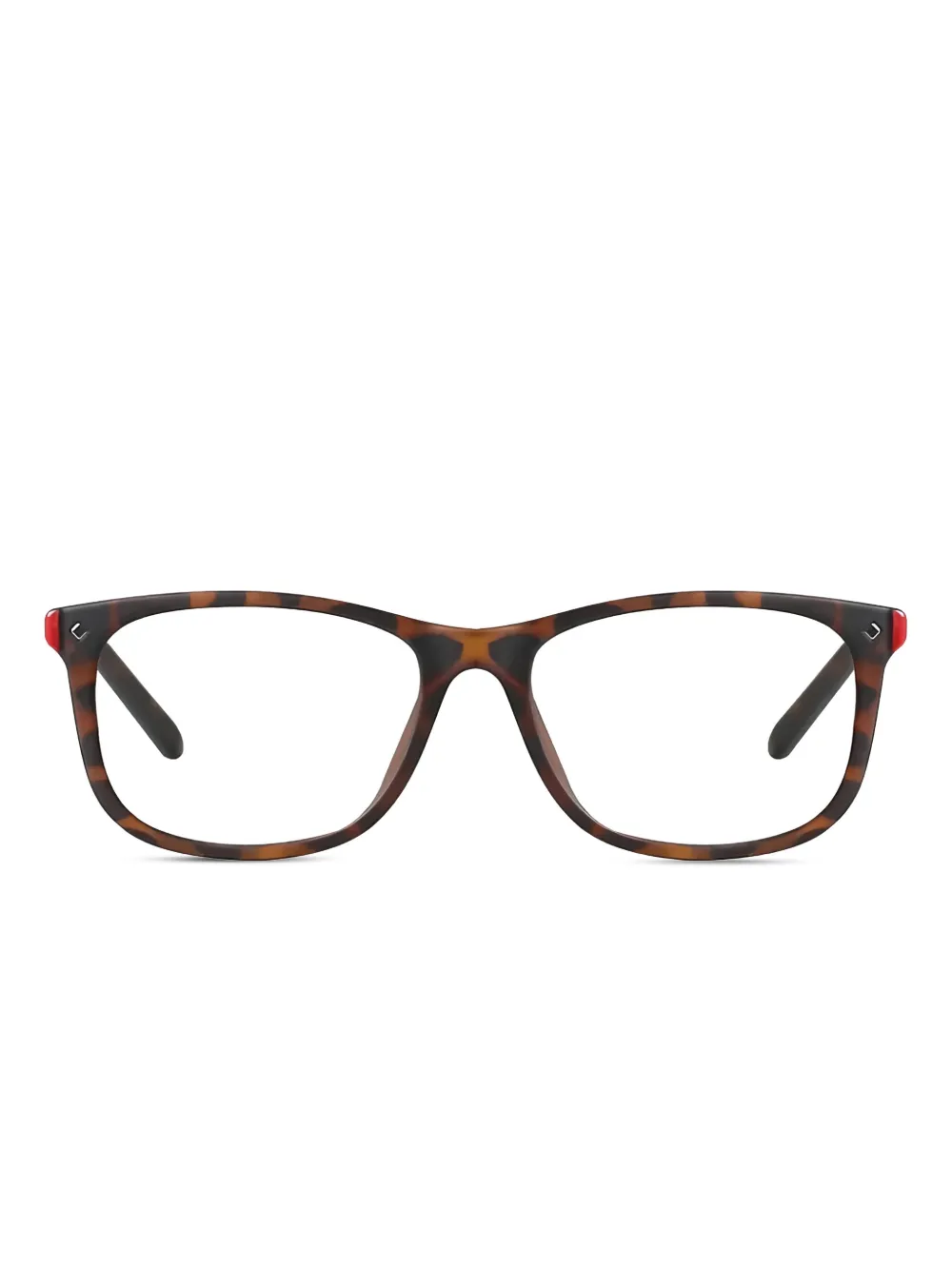 Polaroid square-frame glasses | Brown | Image 1
