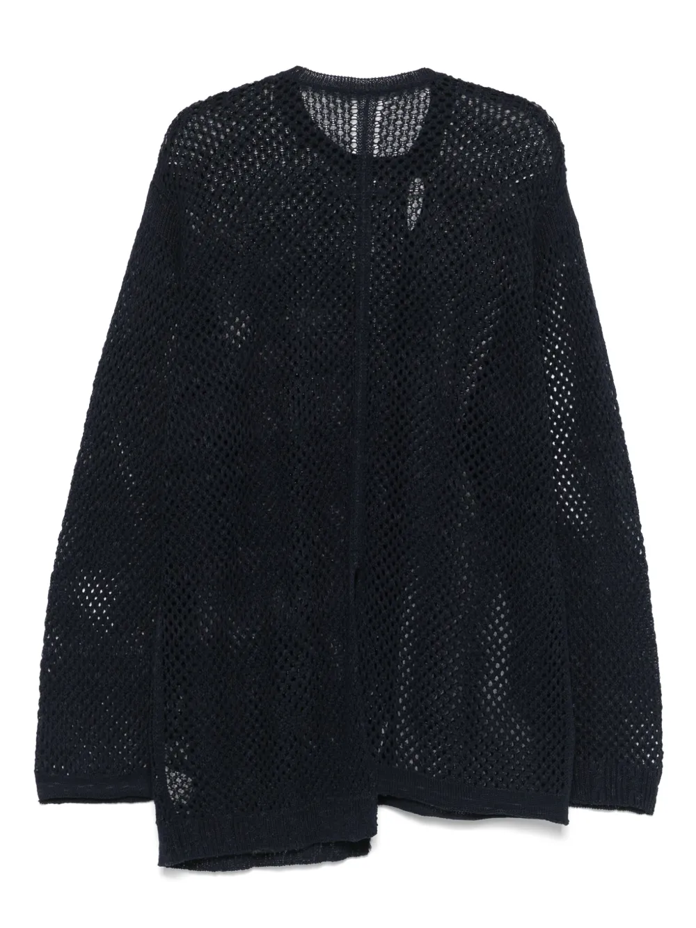 yohjiyamamoto Yohji Yamamoto Opengebreide trui - Blauw