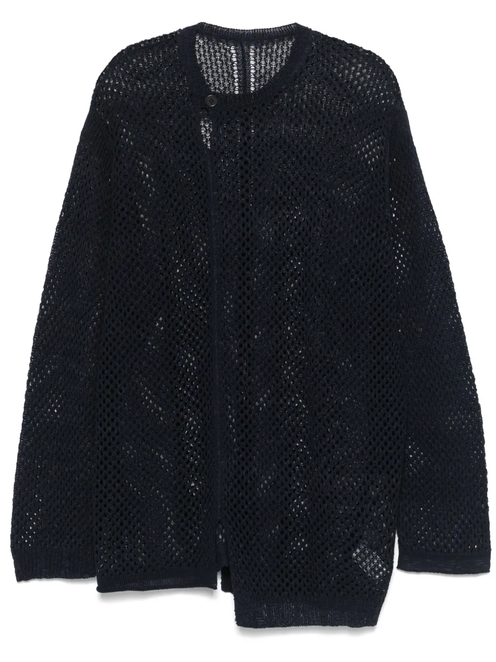 Yohji Yamamoto suéter de tejido flojo | azul | Image 1