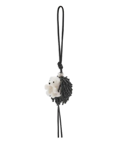 LOEWE hedgehog beaded keyring