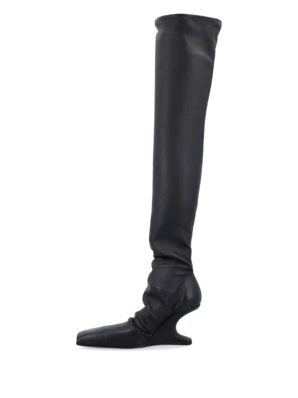 【関税&送料込み】Rick Owens Cantilever Sock 8 Boot Rick Owens Cantilever Boots | Black | FARFETCH JO