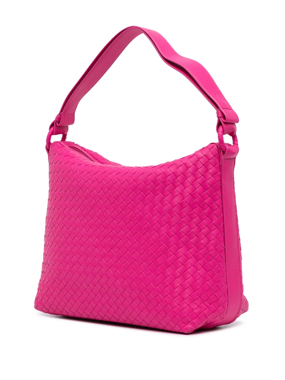 Bottega Veneta Pre-Owned 2012-2024 Nappa Intrecciato schoudertas - Roze