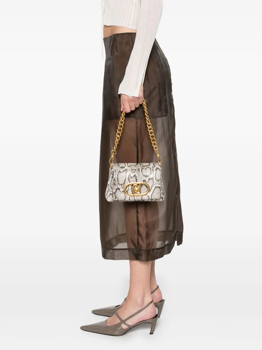LIU JO small snakeskin-print cross body bag | Image 2