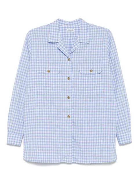 CHANEL Pre-Owned camisa de algodón 1990
