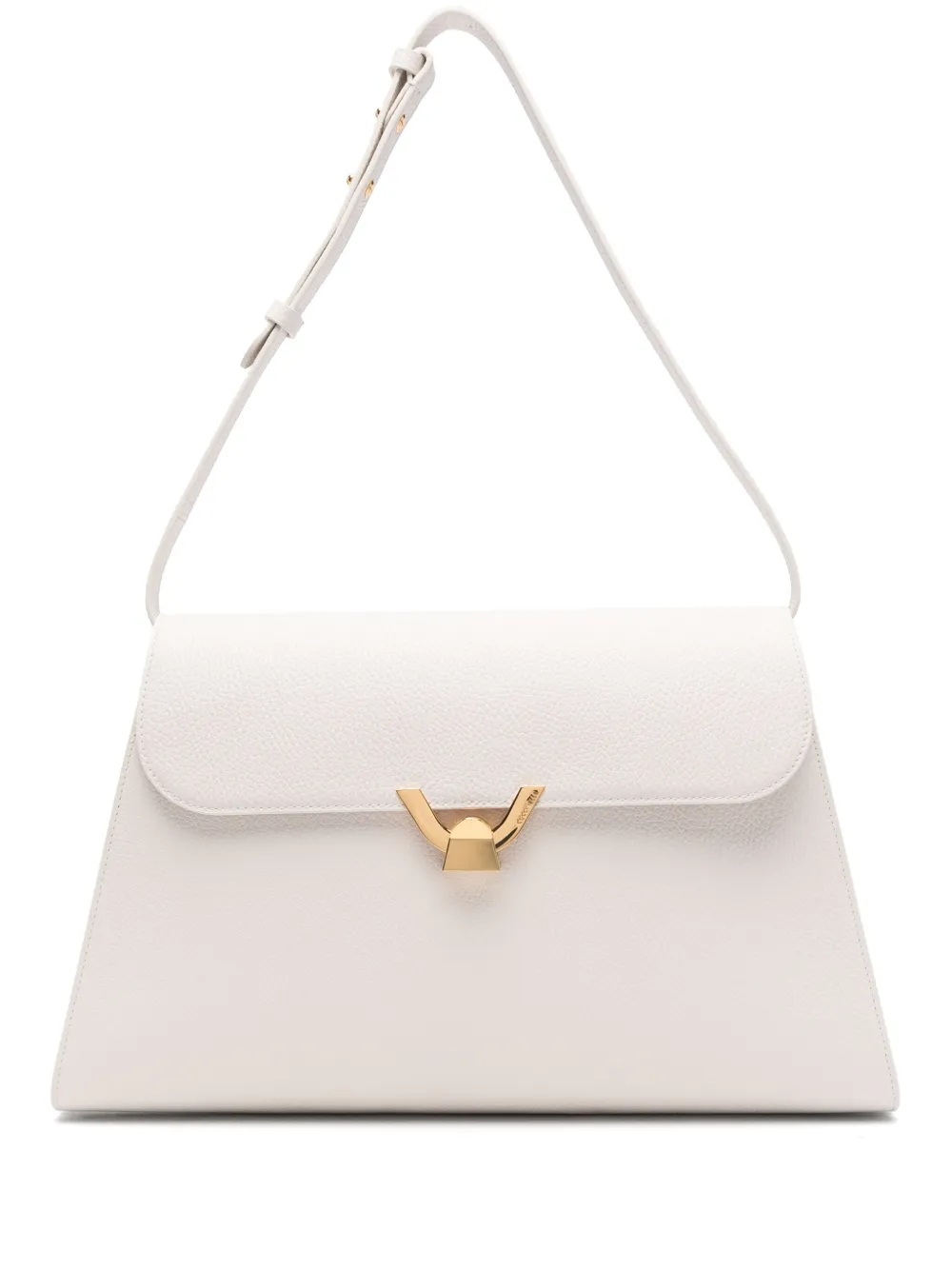 Coccinelle large Dew shoulder bag | White | Image 1