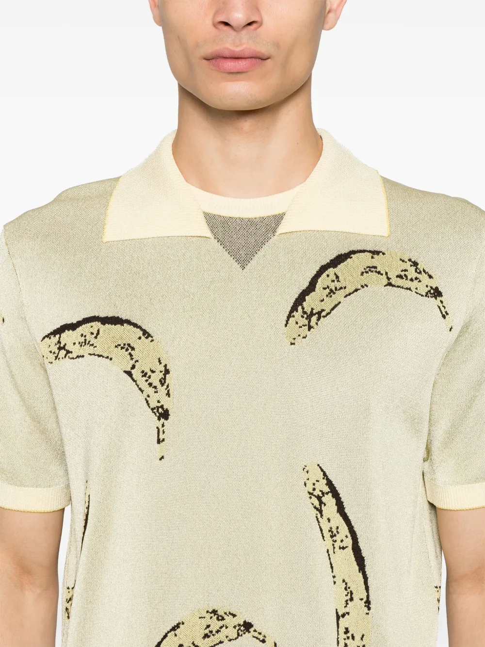 Jacquemus Le Polo Marino top Geel