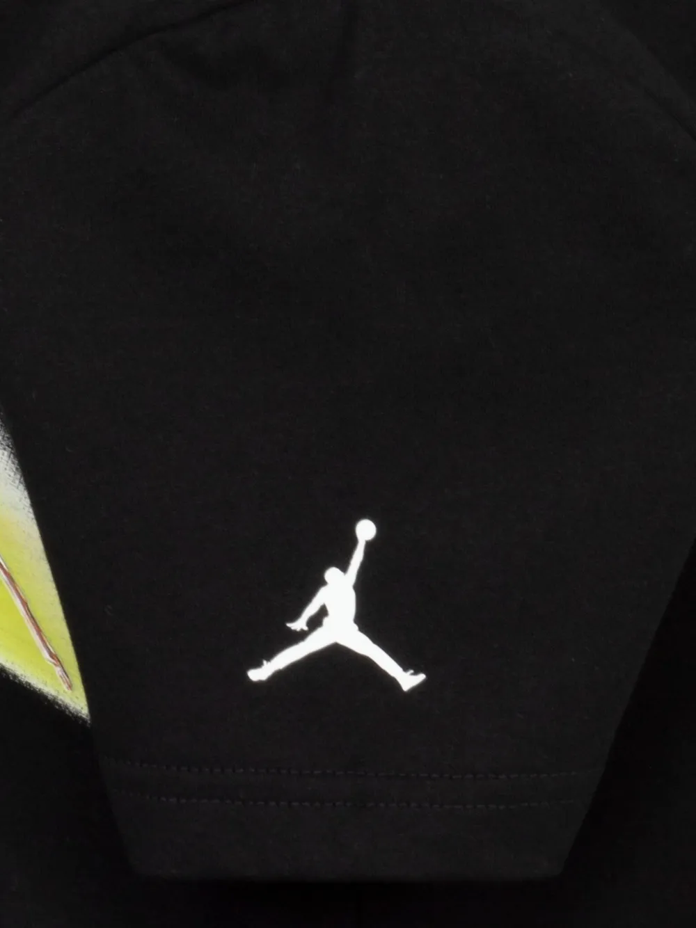 Jordan Kids T-shirt met logoprint Zwart