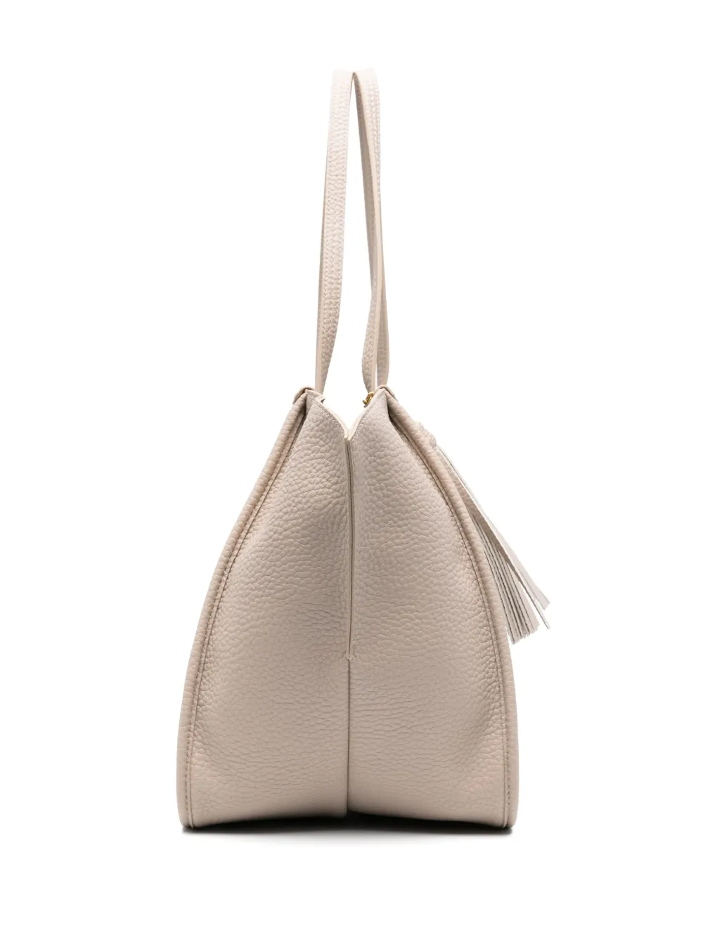 LIU JO Shopper met geperforeerd logo Beige