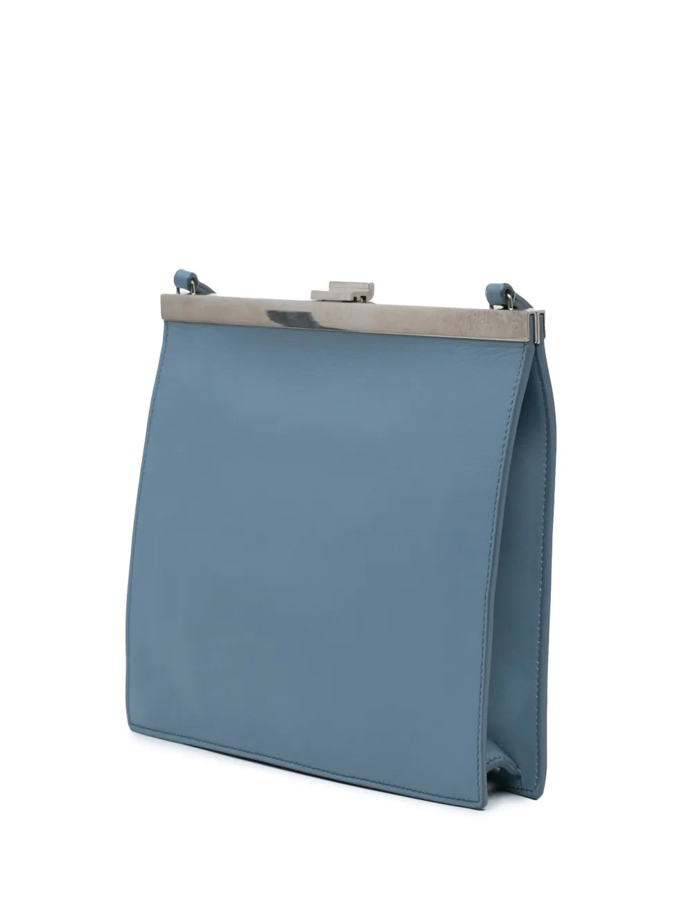 Céline Pre-Owned 2017 Mini Smooth kalfsleren crossbodytas met gesp - Blauw