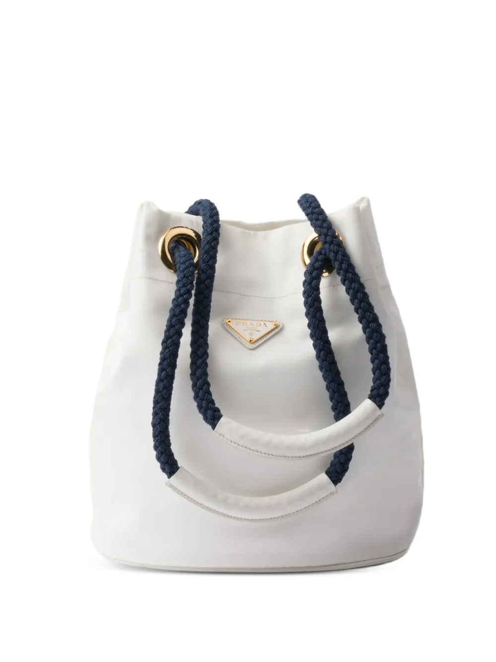 Prada Kleine Mariner Beuteltasche - Weiß