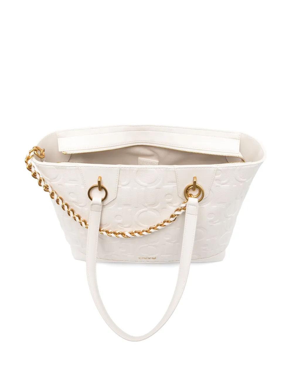 LIU JO Shopper met monogram Wit
