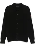 Simone Rocha crystal-flower cardigan - Black