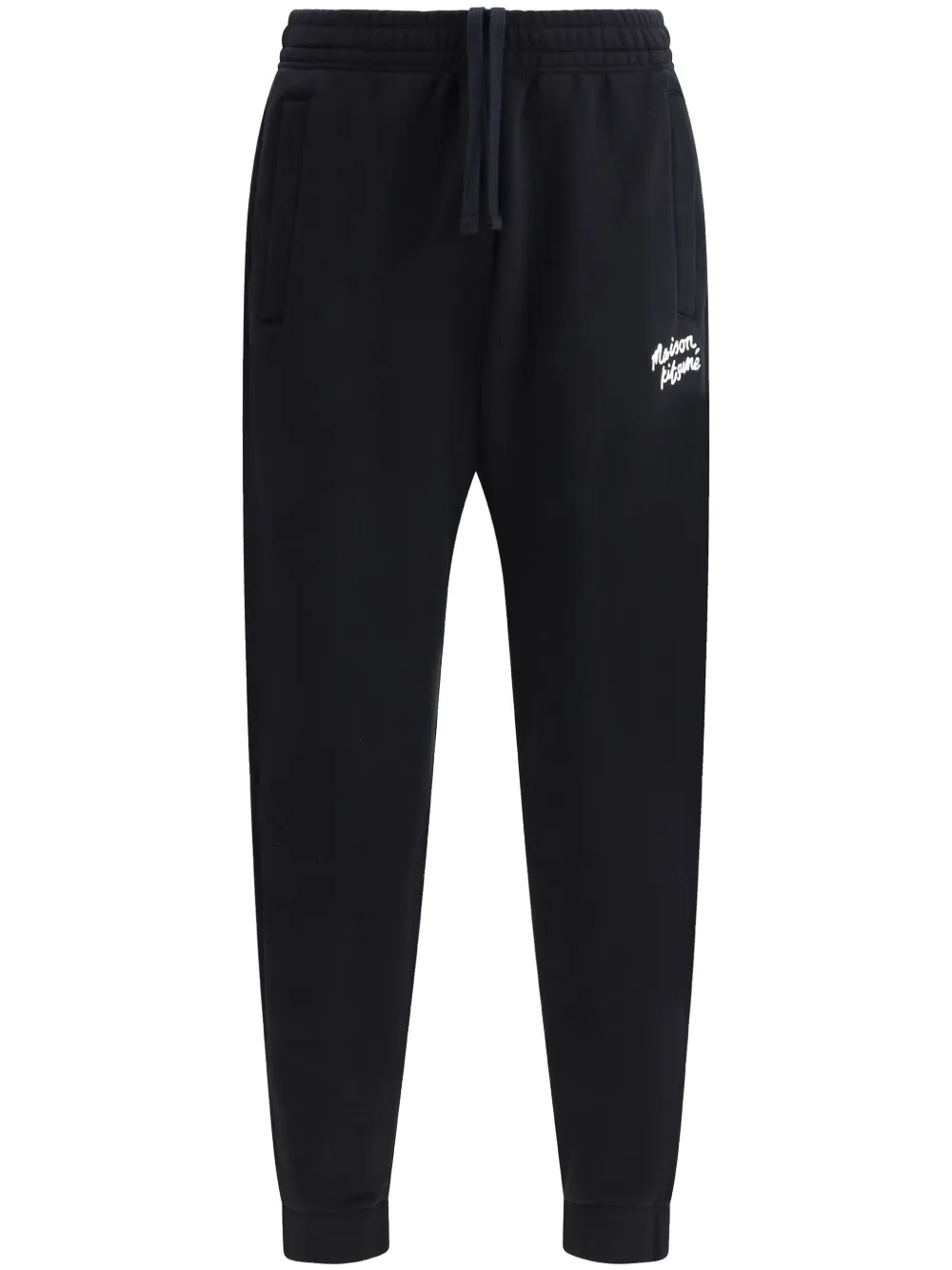 Maison Kitsuné Trainingsbroek met logoprint Zwart