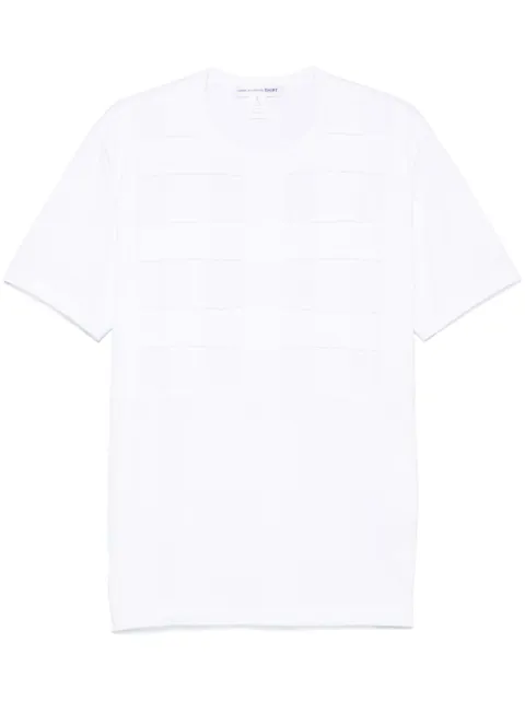 Comme Des Garçons Shirt frayed-trim T-shirt
