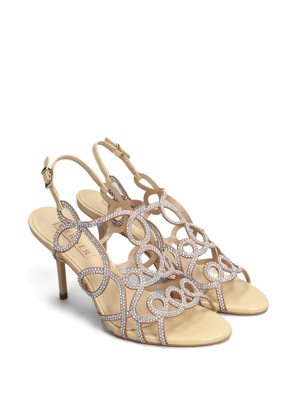 Werner 90mm crystal-embellished sandals Pink