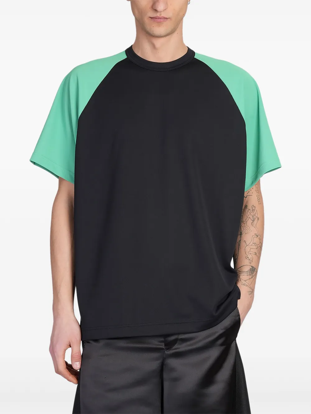 two-tone T-shirt