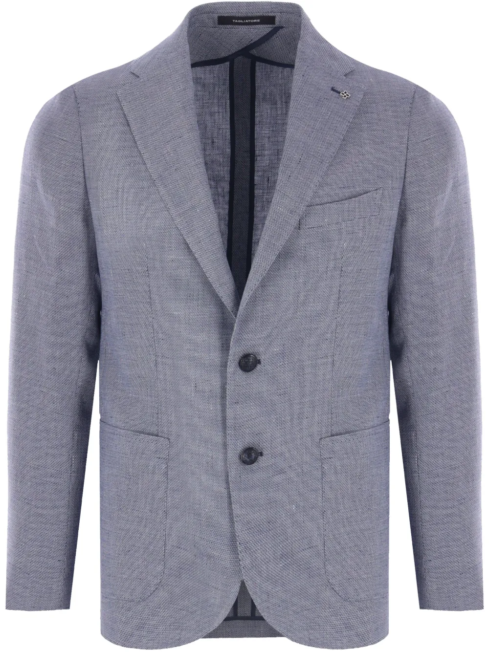 Tagliatore logo-charm blazer Blauw