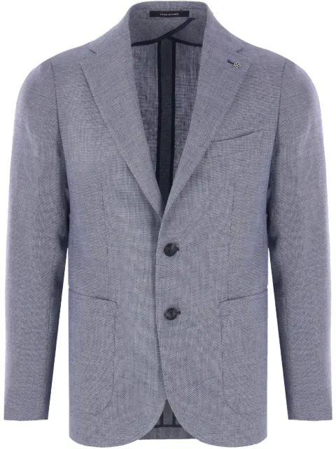 Tagliatore logo-charm blazer 