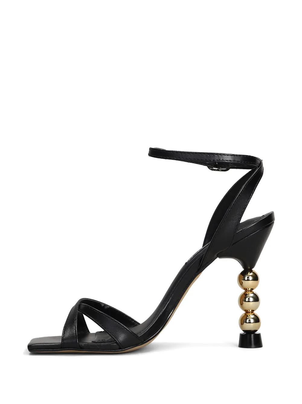 Werner ball-heel sandals Black